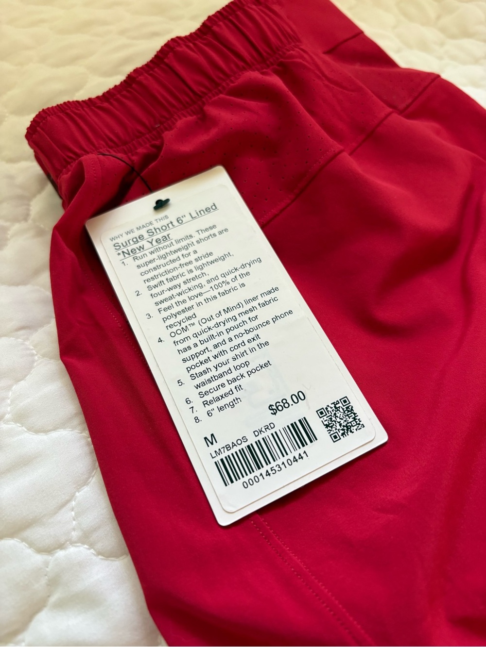 Lululemon Lunar New Year Shorts: Surge 6”